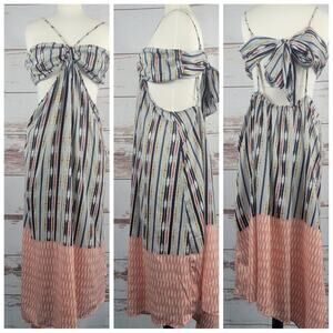 Anthropologie Bare Cutout Maxi Dress Size Large